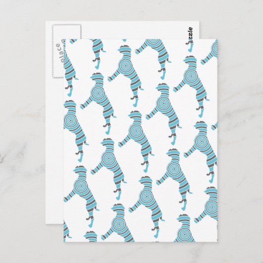 Circledog Postkarte (Vorne/Hinten)