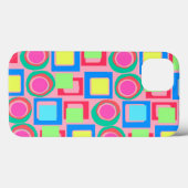 Circles and Squares Case-Mate iPhone Hülle (Rückseite (Horizontal))