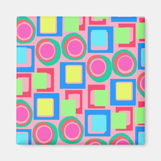 Circles and Squares Magnet (Vorne)