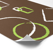Circles and Squares Poster (Ecke)