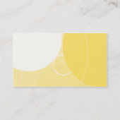 Circles Background Business Card Visitenkarte (Rückseite)