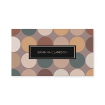 Circles berufliche Minimalistische Earth Tones