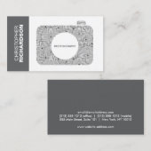 CIRCLES CAMERA LOGO Business Card Visitenkarte (Vorne/Hinten)