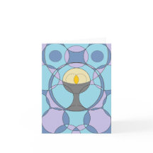 Circles Chalice Card - Lila und blau