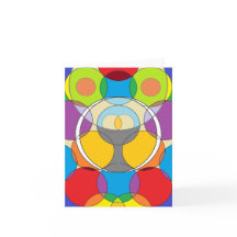 Circles Chalice Card - Rainbow
