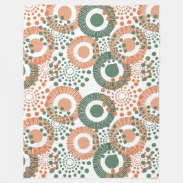 Circles, Everywhere Fleecedecke