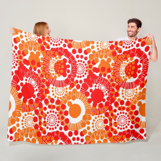 Circles, Everywhere Fleecedecke (Beispiel)