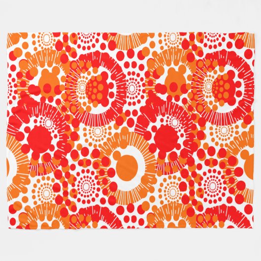 Circles, Everywhere Fleecedecke (Vorderseite (Horizontal))