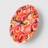 Circles, Everywhere Runde Wanduhr (Winkel)