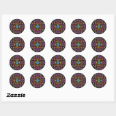 Circles Galore Runder Aufkleber (Blatt)