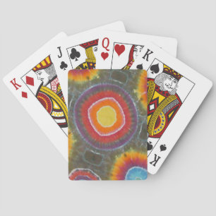 Circles Gefärbte Krawatte Bicycle Playing Cards Spielkarten