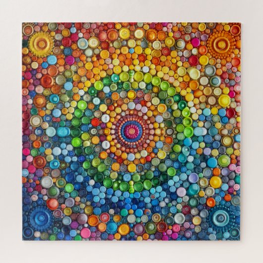 Circles in Rainbow Puzzle (Horizontal)