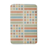 Circles Lines Multicolored 1 Badematte (Vorderseite Vertikal)