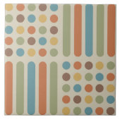 Circles Lines Multicolored 1 Fliese (Vorderseite)