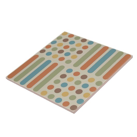 Circles Lines Multicolored 1 Fliese (Seite)