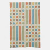 Circles Lines Multicolored 1 Geschirrtuch (Vertikal)
