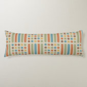 Circles Lines Multicolored 1 Seitenschläferkissen (Vorderseite)