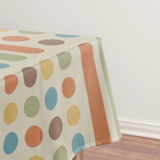 Circles Lines Multicolored 1 Tischdecke (Beispiel)