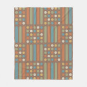 Circles Lines Multicolored 2 Fleecedecke (Vorderseite)