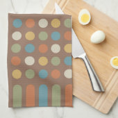 Circles Lines Multicolored 2 Geschirrtuch (Viertel Falte)