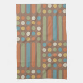 Circles Lines Multicolored 2 Geschirrtuch (Vertikal)