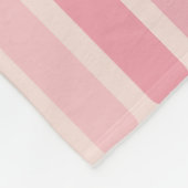 Circles Lines Pink Vanilla Fleecedecke (Ecke)
