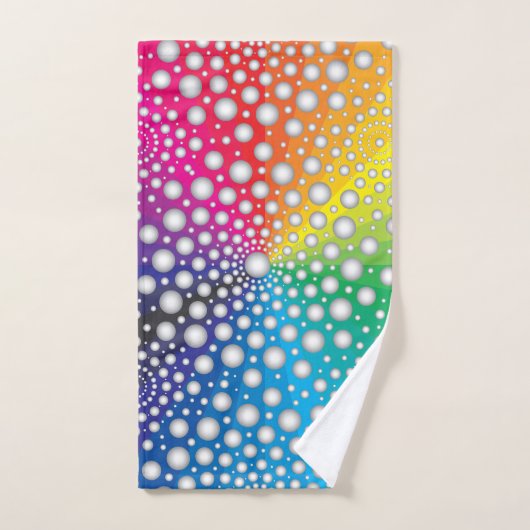 Circles Mandala 2 Badhandtuch Set (Handtuch)