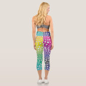 Circles Mandala 2 Capri Leggings (Rückseite)