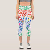 Circles Mandala 3 Capri Leggings (Vorderseite)