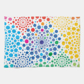 Circles Mandala 3 Geschirrtuch (Horizontal)