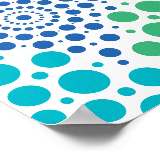 Circles Mandala 3 Poster (Ecke)