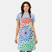 Circles Mandala 3 Schürze (Getragen)