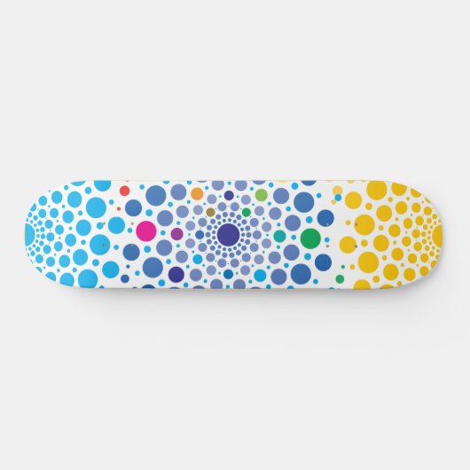 Circles Mandala 3 Skateboard (Horizontal)