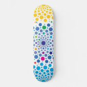 Circles Mandala 3 Skateboard (Vorderseite)