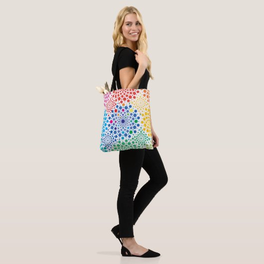 Circles Mandala 3 Tasche (Am Model)