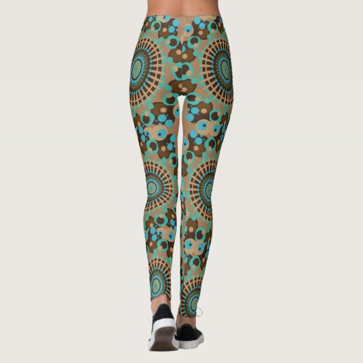Circles mandala Leggings (Rückseite)