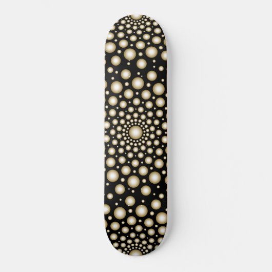 Circles Mandala Skateboard (Vorderseite)