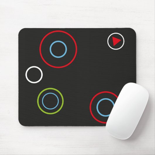 Circles Mousepad (Mit Mouse)