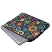 Circles Notebook-Ärmel Laptopschutzhülle (Vorne Knopf)