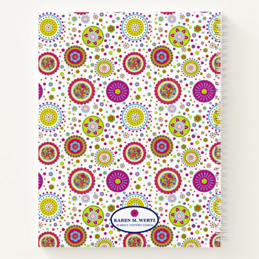 Circles-Notebook Notizblock (Rückseite)