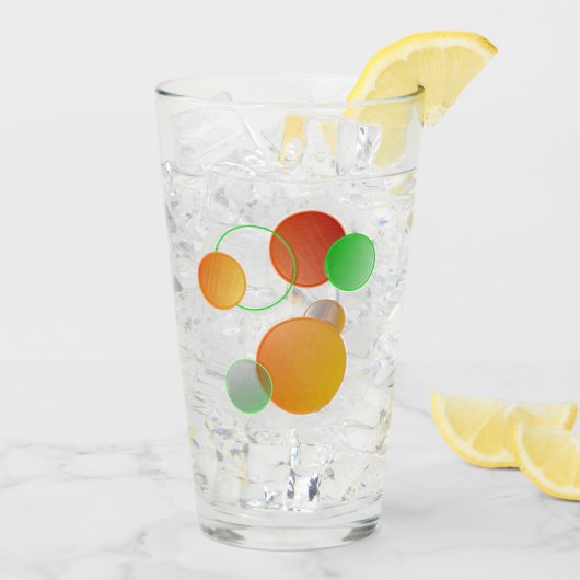 Circles Orbs Rings Multicolored Glas (Rückseite Ice)