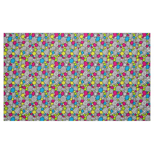 Circles Pattern 210819 - Colors 01 Stoff (Fat Quarter (45,7 x 55,9 cm))