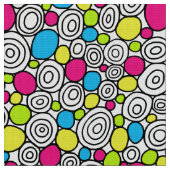 Circles Pattern 210819 - Colors 01 Stoff (Nahaufnahme)