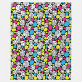 Circles Pattern 210819 - Colors 02 Fleecedecke (Vorderseite)