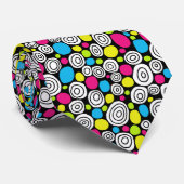 Circles Pattern 210819 - Colors 02 Krawatte (Gerollt)