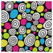 Circles Pattern 210819 - Colors 02 Stoff (Nahaufnahme)