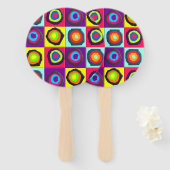 circles pattern  fächer (Vorne und Hinten)