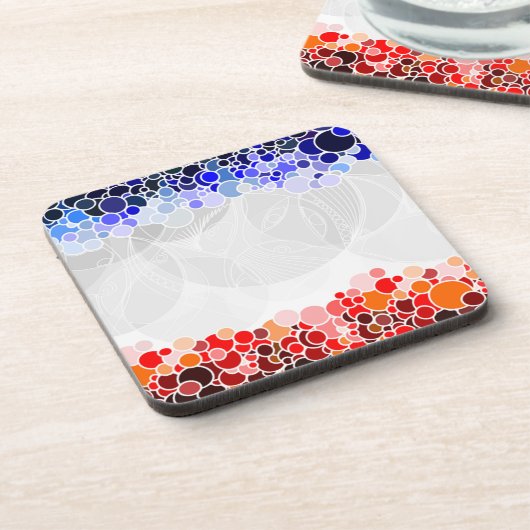 CIRCLES PATTERN GETRÄNKEUNTERSETZER (Linke Seite)