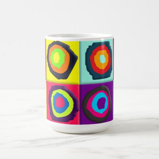 circles pattern  kaffeetasse (Mittel)