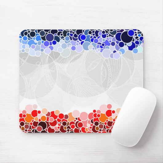 CIRCLES PATTERN MOUSEPAD (Mit Mouse)